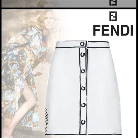 fendi denim skirts|fendi skirts for women.